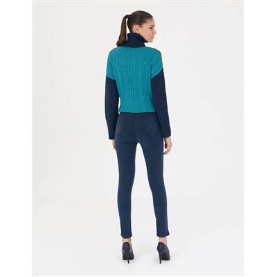Lacivert Skinny Fit Pantolon
