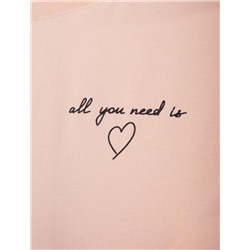 Свободная футболка с принтом из премиального хлопка с эластаном