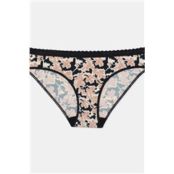 Braga clásica de microfibra print flores