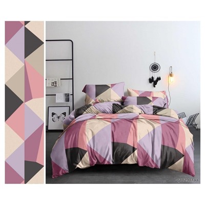 Постельное белье Калейдоскоп полисатин, наволочки 70х70см
