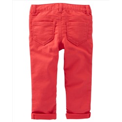 Knit-Like Skinny Stretch Twills