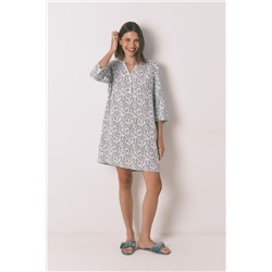 Camisola manga 3/4 floral verde