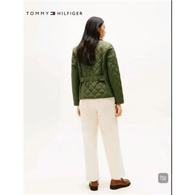 Женская стеганая вельветовая куртка ТОММИ ХИЛФИГЕ*Р