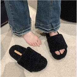 Тапочки домашние плюшевые  (4 цвета)