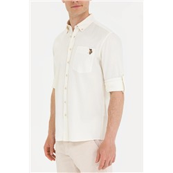 Erkek Taş Uzun Kollu Gömlek