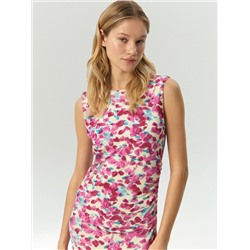 Платье миди с драпировкой, PL1664/ciara