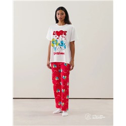 Pantalon de punto Los Pitufos