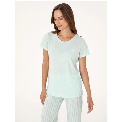 Mint Kapri Pijama Takımı