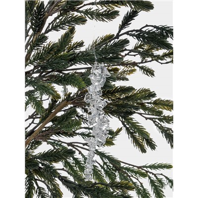 Игрушка елочная, 15 см, акрил, Хрустальная сосулька, Event