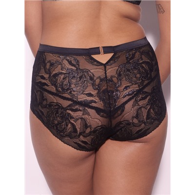 Трусы Frozen Black classic с завышенной талией Alles