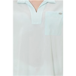 Kadın Turkuaz Uzun Kollu Gömlek