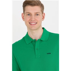 Erkek Yeşil Basic Polo Yaka Tişört