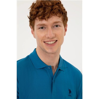 Erkek Petrol Polo Yaka Tişört