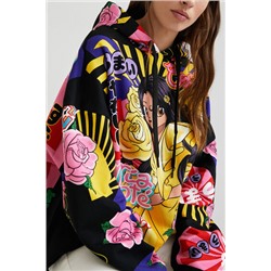 Sudadera oversize japonesa