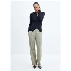 Pantalón recto pinzas