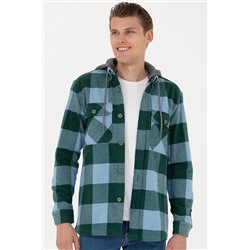 Erkek Yeşil Uzun Kollu Gömlek