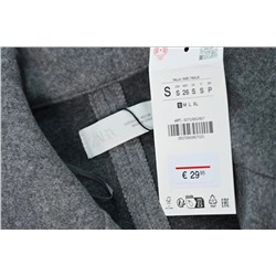 Женское однобортное пальто из искусственной шерсти ZAR*A