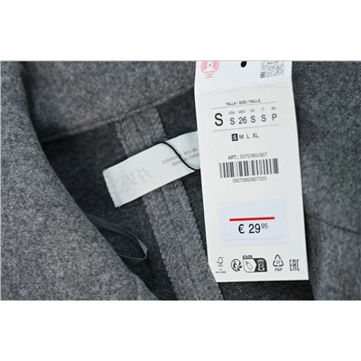 Женское однобортное пальто из искусственной шерсти ZAR*A