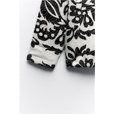 CHAQUETA ACOLCHADA ESTAMPADA