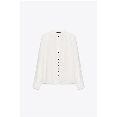 SHIRT WITH SHOULDER PADS