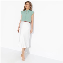 Блуза с драпировкой, Свежая подборка (мята)