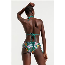 Top bikini floral reversible