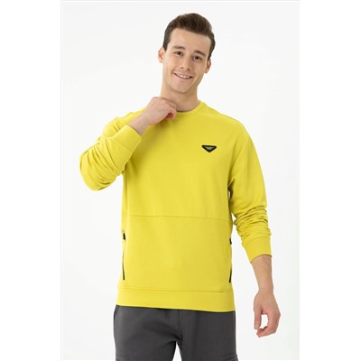 Erkek Fıstık Yeşili Sweatshirt