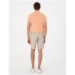 Vizon Slim Fit Gofre Dokuma Şort