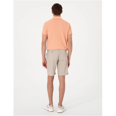 Vizon Slim Fit Gofre Dokuma Şort