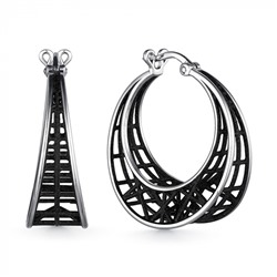 Серьги серебро 52924SB