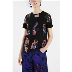 Camiseta holgada 100% algodón