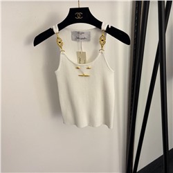 Трикотажный женский топ с украшениями (2 цвета) Шиапарелл*и