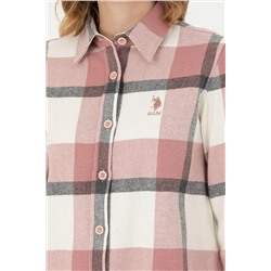 Kadın Pudra Uzun Kollu Gömlek