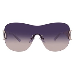 Guess Factory  Blue Gradient Shield Ladies Sunglasses