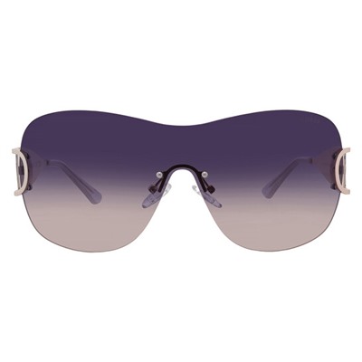 Guess Factory  Blue Gradient Shield Ladies Sunglasses