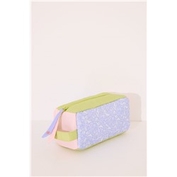 Neceser pequeño estuche hojas multicolor