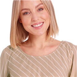 Damen Bluse mit diagonalen Streifen