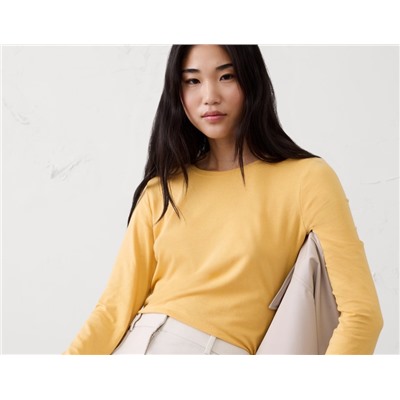 Timeless Long-Sleeve Crew-Neck T-Shirt