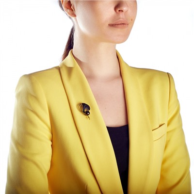 Брошь серебряная 925 арт.56828Y2B