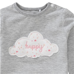 Baby Langarmshirt, Hose und Haarband im Set