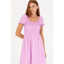 Kadın Manolya Dokuma Elbise