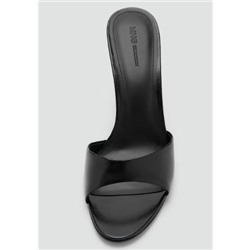 Sandalia piel tacón cuña