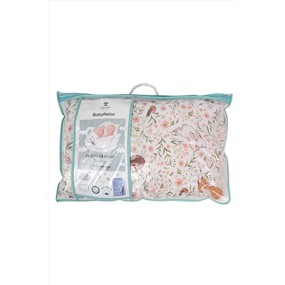 Подушка детская 40х60 BabyRelax леб. пух, с кантом, бязь. арт. 4891 НАТАЛИ #892966