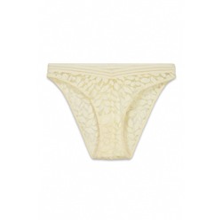 Braga clásica encaje cintura "V" beige