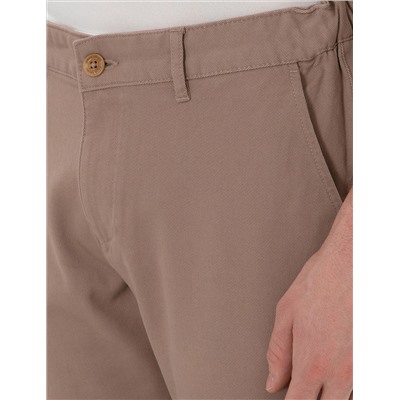 Vizon Slim Fit Beli Lastikli Kanvas Pantolon