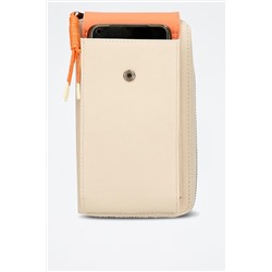 Cartera Bea Beige y naranja