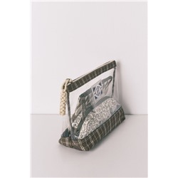 Pack 3 neceseres estampado verde