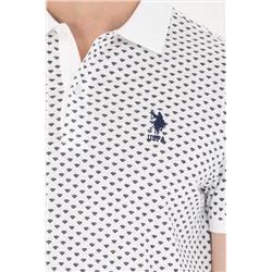 Erkek Beyaz Polo Yaka Tişört