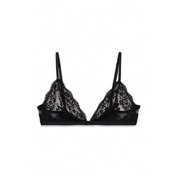 Sujetador triangular encaje negro NATURAL