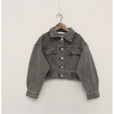 Джинсовая куртка для девочек 6-9 лет